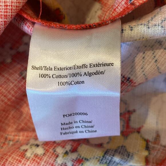 NWT ModCloth Women's Sleeveless Floral Retro Woven Shift Dress Red Size 1X - Picture 9 of 11